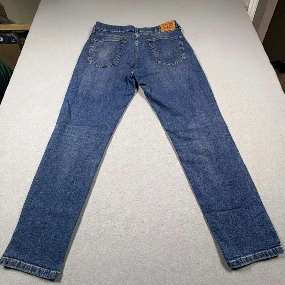 Levis 511 Slim Fit Jeans Mens‎ Blue Medium Wash Stretch Denim 36x32